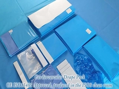 Soft Disposable Cardiovascular Pack Drape Dressing For Medical