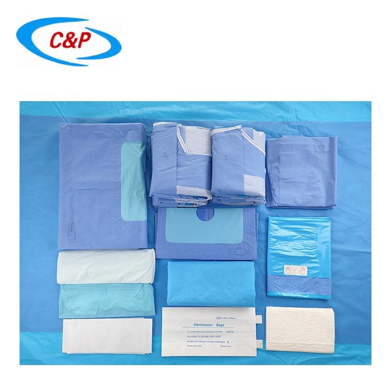 Knee Arthroscopy Disposable Surgical Pack Drapes For Operation Room